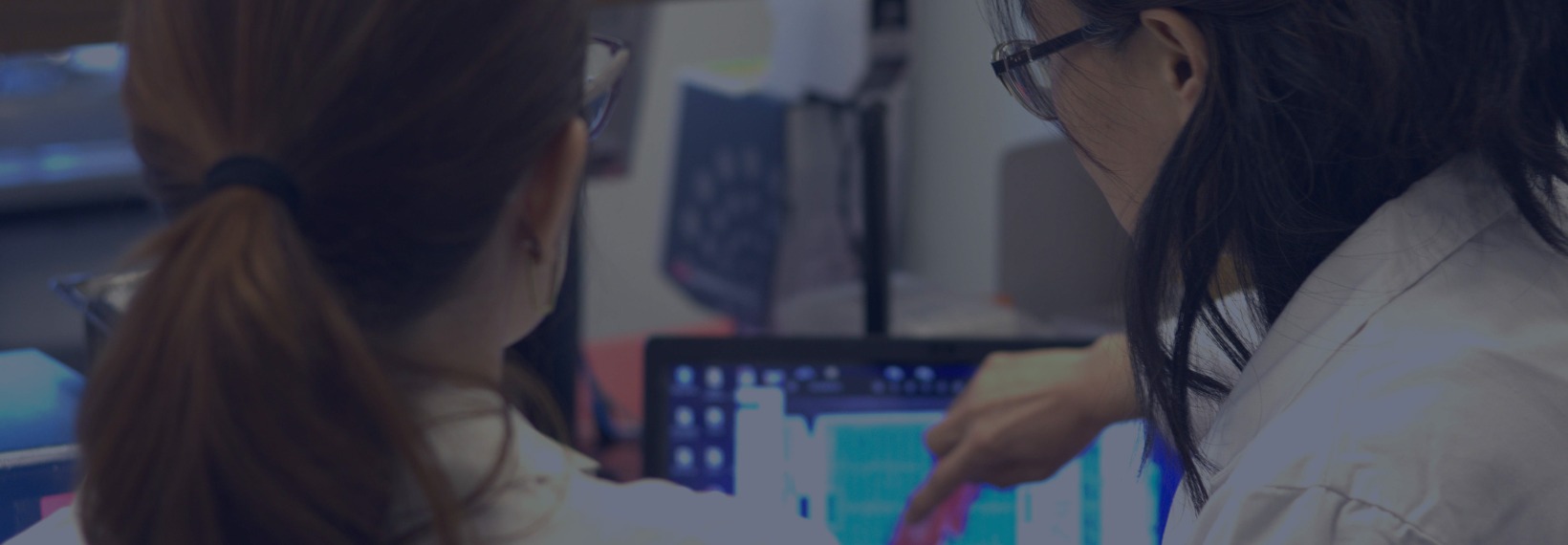 Histotechnologist at work